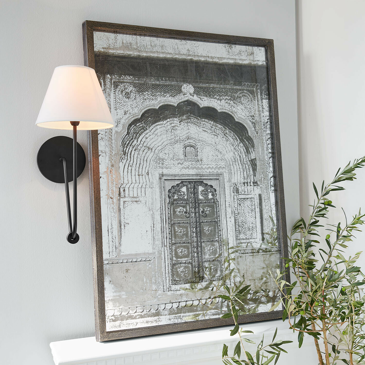Specchio decorato Aminari
