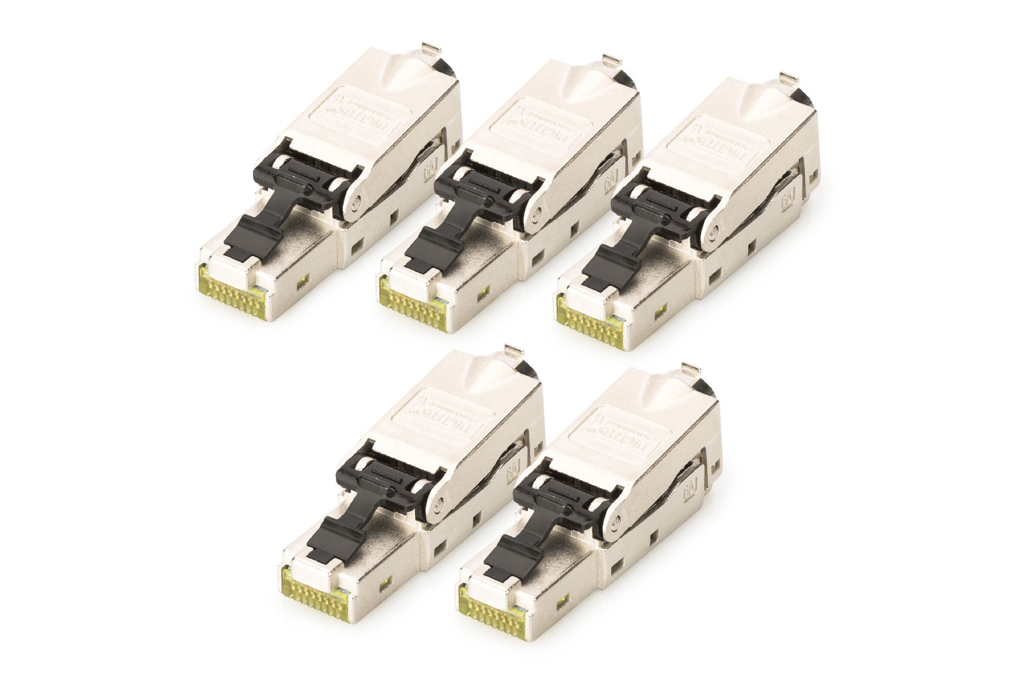 Spina Rj45 Schermata Per Installazione Senza Attrezzi - 5 Pezzi Spina Rj45 Schermata Per Installazione Senza Attrezzi - 5 Pezzi