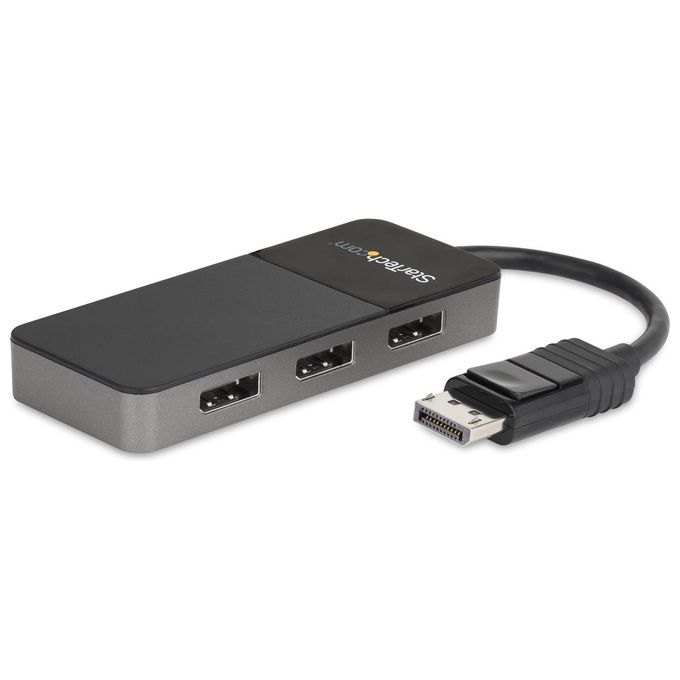 Splitter displayport Black e Grey 3 porte MST14DP123DP
