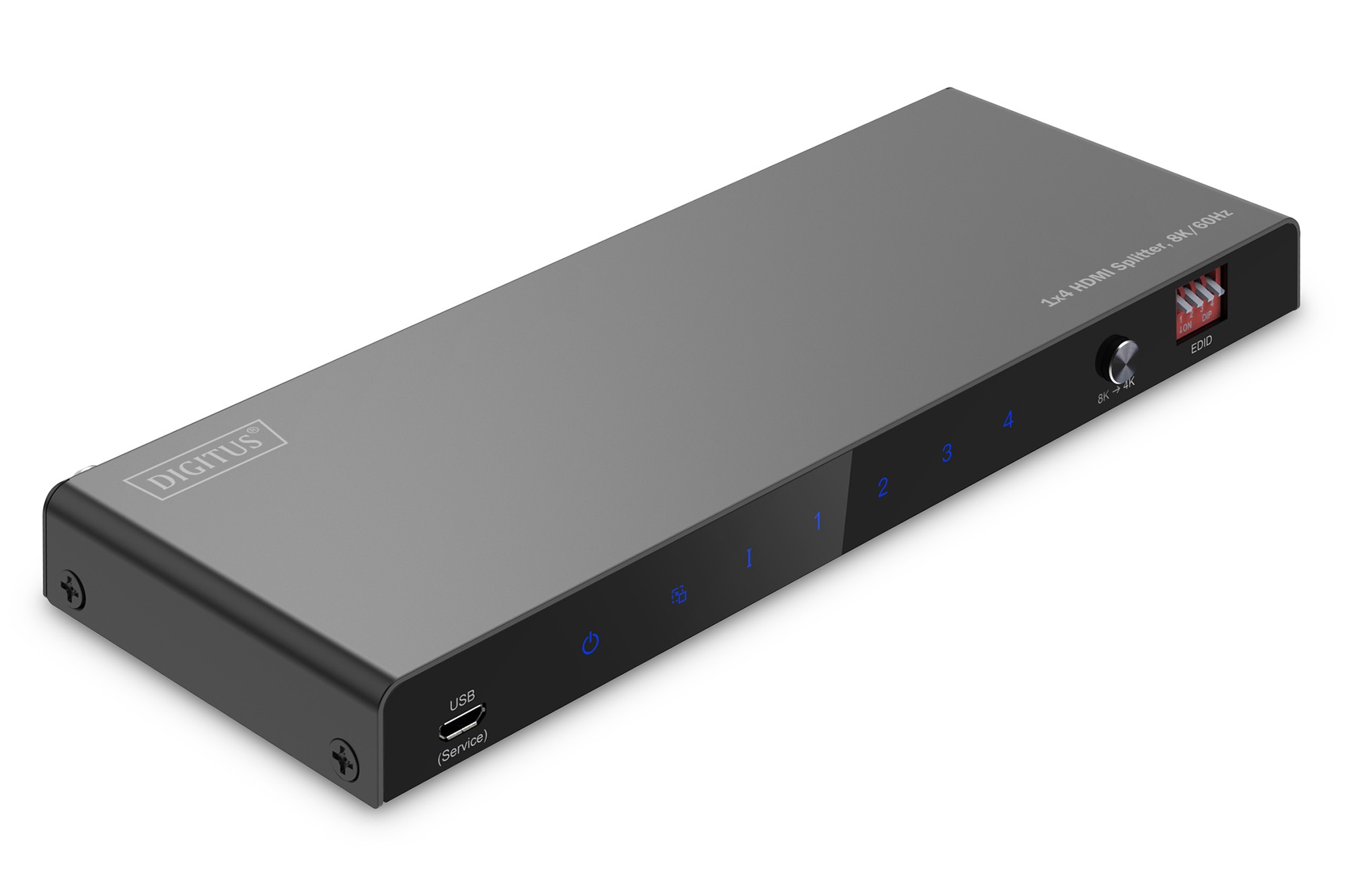 Splitter Hdmi 1X4 8K/60Hz (4:4:4) Toslink Stereo Edid Control