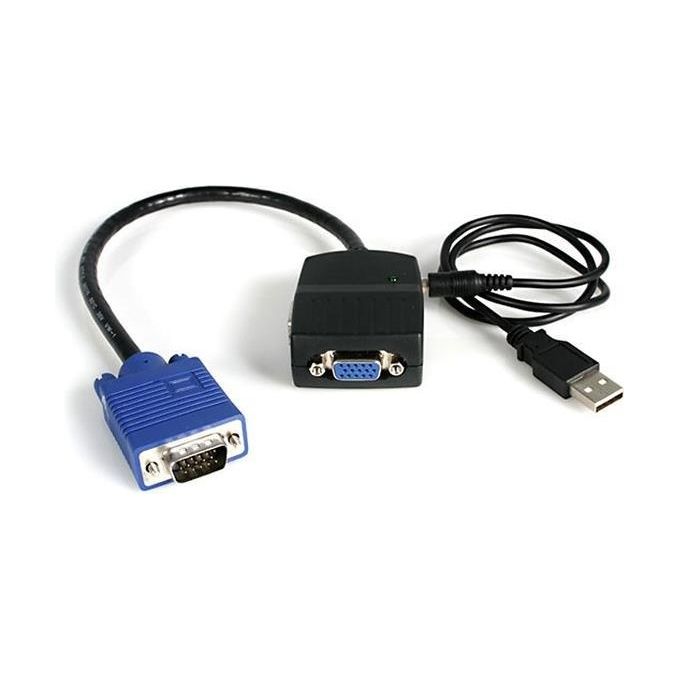 Splitter VGA 2 porte Black e Blue ST122LE Splitter VGA 2 porte Black e Blue ST122LE