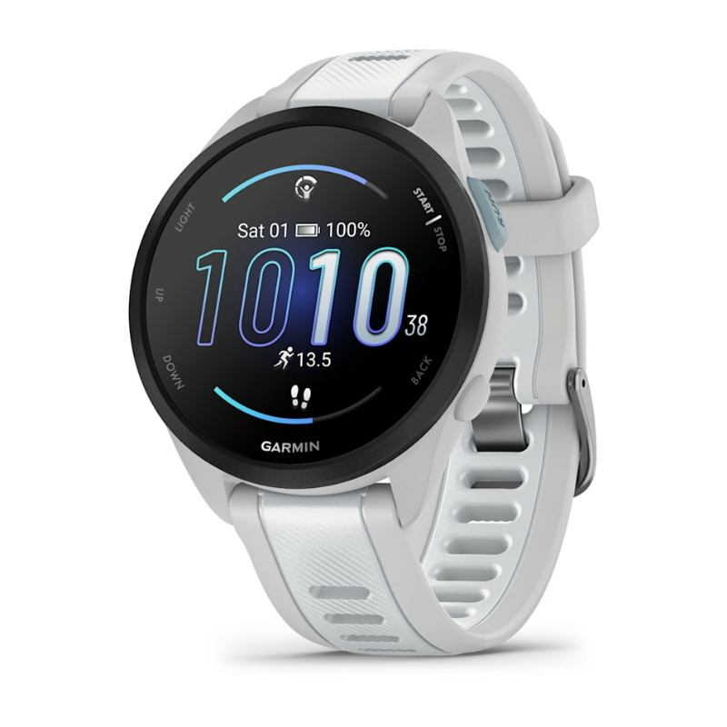 SPORTWATCH GARMIN FORERUNNER 165 Music, Durata batteria 264 h, Scocca in Polimero fibro-rinforzato, Touchscreen, Compatibile con Android, Bianco / Grigio SPORTWATCH GARMIN FORERUNNER 165 Music, Durata batteria 264 h, Scocca in Polimero fibro-rinforzato, Touchscreen, Compatibile con Android, Bianco / Grigio