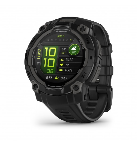 SPORTWATCH GARMIN Instinct 3, 45mm, Scocca in Polimero fibro rinforzato, Compatibile con Android, Nero /