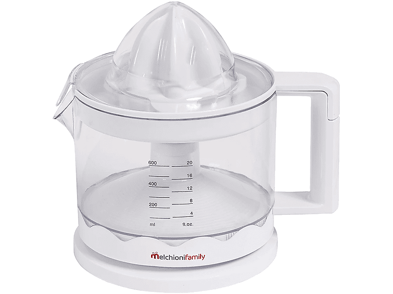 SPREMIAGRUMI MELCHIONI FAMILY ZUMO, Potenza 30 W, Recipiente succo da 0,6 l, BIANCO