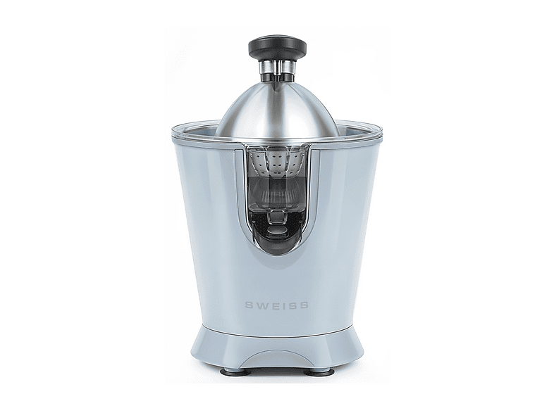 SPREMIAGRUMI SWEISS ZEST6, Potenza 160 W, 1 velocità velocità, in Acciaio inossidabile, Azzurro SPREMIAGRUMI SWEISS ZEST6, Potenza 160 W, 1 velocità velocità, in Acciaio inossidabile, Azzurro