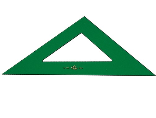 Squadra tecnica Faber-Castell 32 cm - Non graduata - Verde trasparente