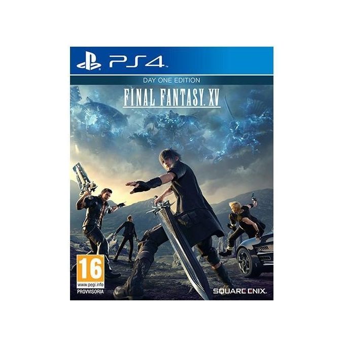 Square Enix Final Fantasy XV Day One Edition Gioco PS4 PlayStation 4 RPG Open World con DLC Spada Masamune