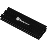 SST-TP02-M2 sistema di raffreddamento per computer Mddulo di memoria Dissipatore di calore/Radiatore Nero, set