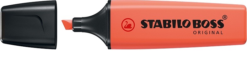 STABILO Boss Original Pastel markeerstift faded coral-red (lichtoranje)