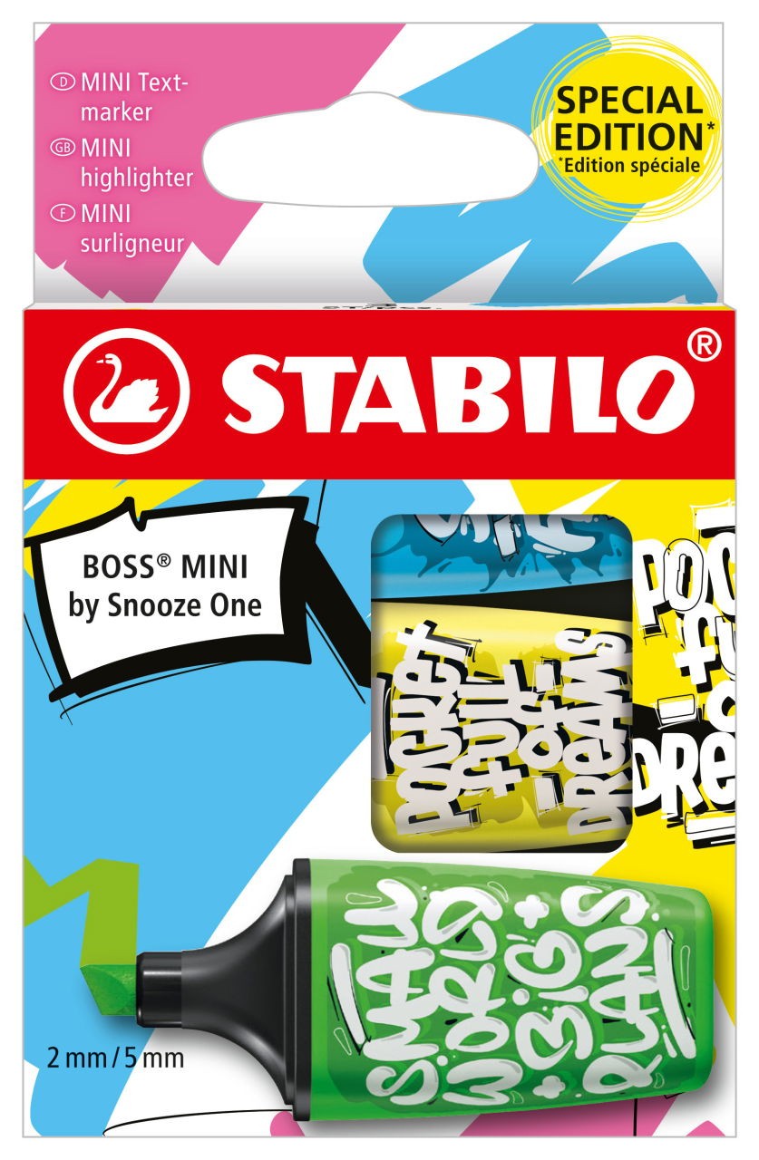 STABILO Highlighter BOSS MINI by Snooze One