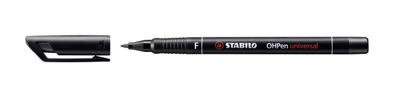 STABILO OHPen marcatore permanente Nero 1 pz STABILO OHPen marcatore permanente Nero 1 pz
