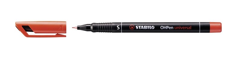 STABILO OHPen marcatore permanente Rosso 1 pz STABILO OHPen marcatore permanente Rosso 1 pz