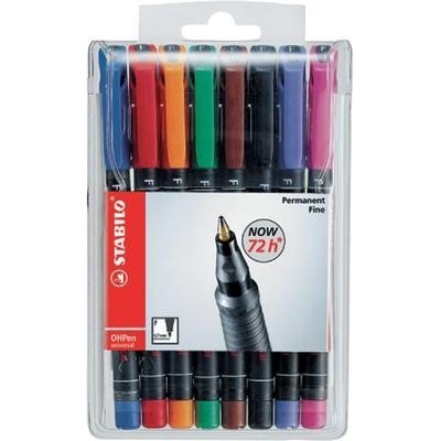 STABILO OHPen universal permanent 8 Pack marcatore permanente STABILO OHPen universal permanent 8 Pack marcatore permanente