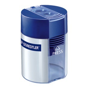 Staedtler 512 001 temperino Temperamatite manuale Blu Argento
