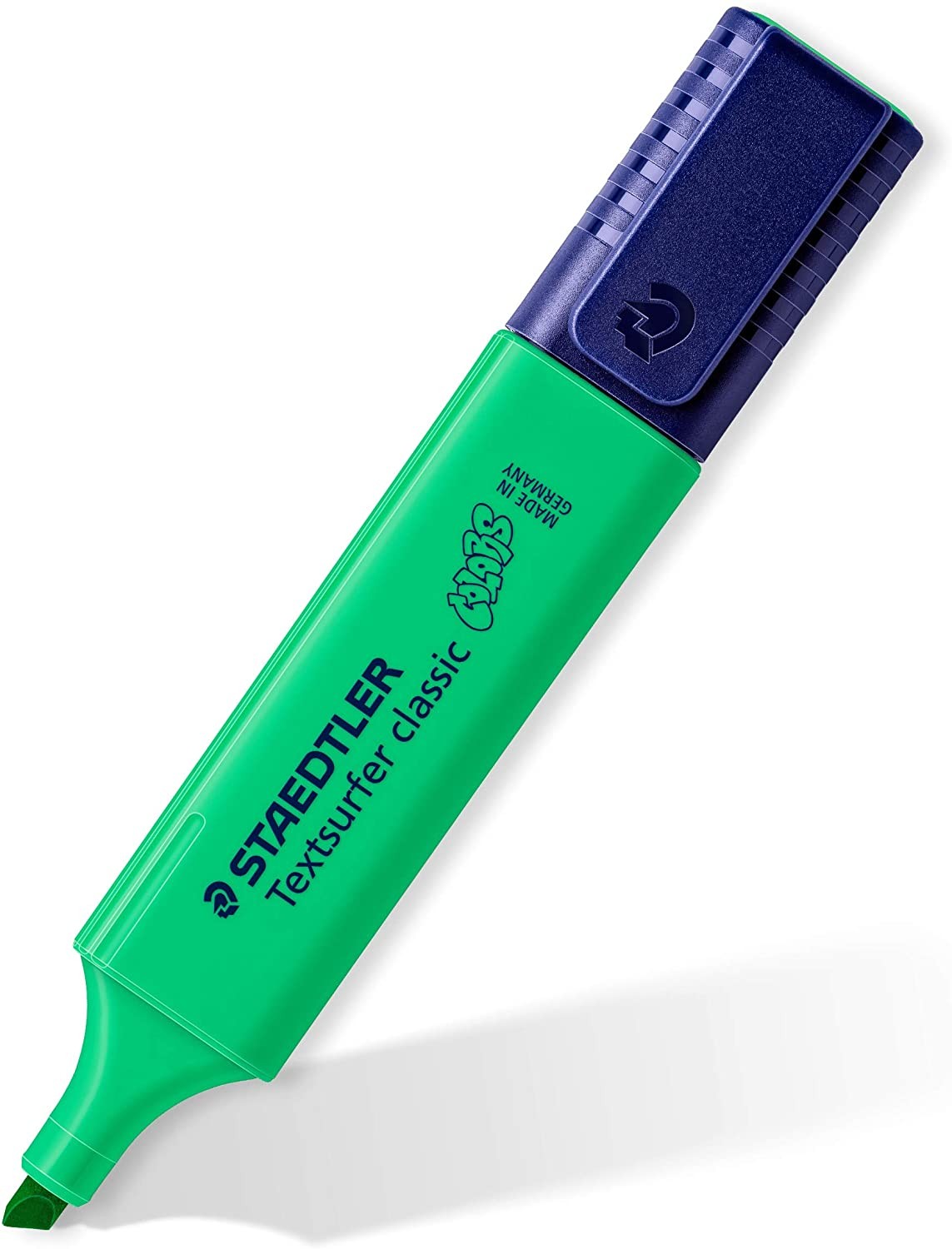 Staedtler Textsurfer Classic 364 Pennarello fluorescente - Punta a scalpello - Linea tra 1 - 5 mm - Inchiostro a base d acqua - Colore verde chiaro Staedtler Textsurfer Classic 364 Pennarello fluorescente - Punta a scalpello - Linea tra 1 - 5 mm - Inchiostro a base d acqua - Colore verde chiaro