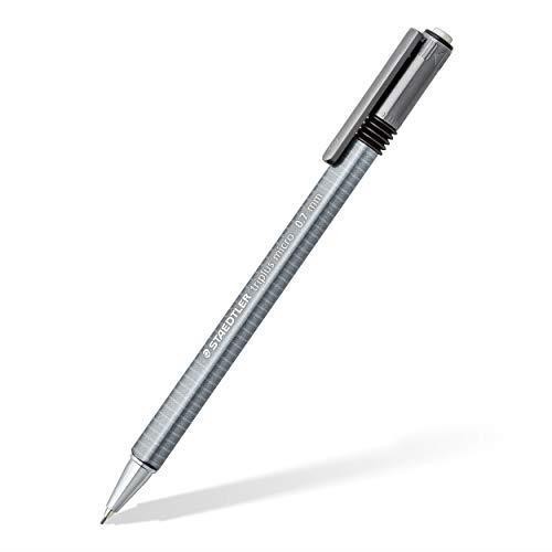 Staedtler Triplus Micro 774 Portamine - Lunghezza 07 mm - Punta retrattile - Design ergonomico - Colore grigio