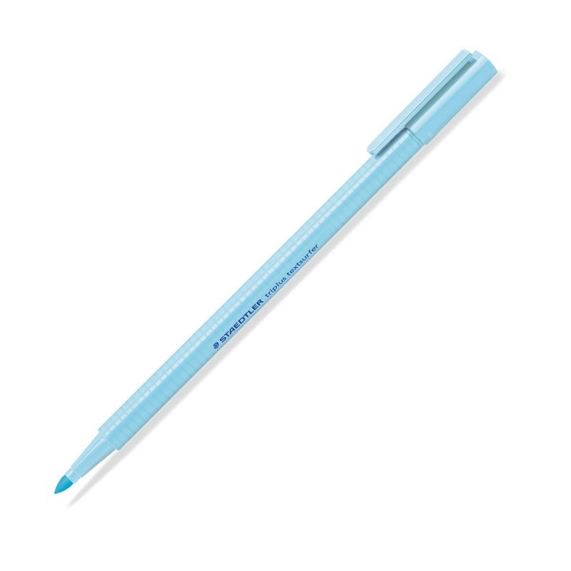 Staedtler Triplus Textsurfer 362 Pennarello fluorescente - 1 punta a scalpello - 5 mm circa - Inchiostro a base d acqua - Colore blu cielo Staedtler Triplus Textsurfer 362 Pennarello fluorescente - 1 punta a scalpello - 5 mm circa - Inchiostro a base d acqua - Colore blu cielo