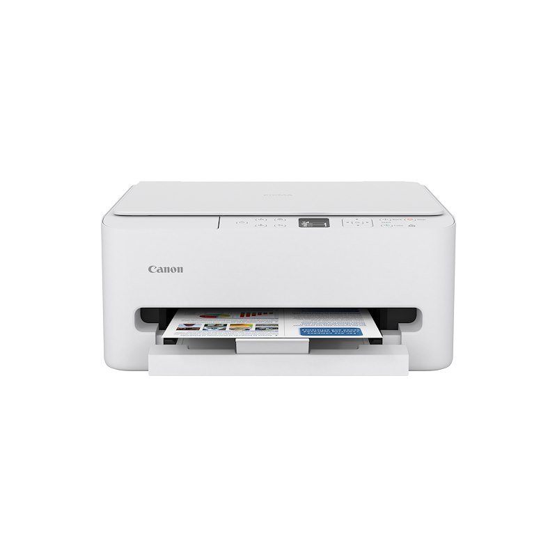 Stampante Inkjet Multifunzione 3 in 1 a colori CANON PIXMA TS6550i, A4, Fronte retro automatico, WiFi, Bianca