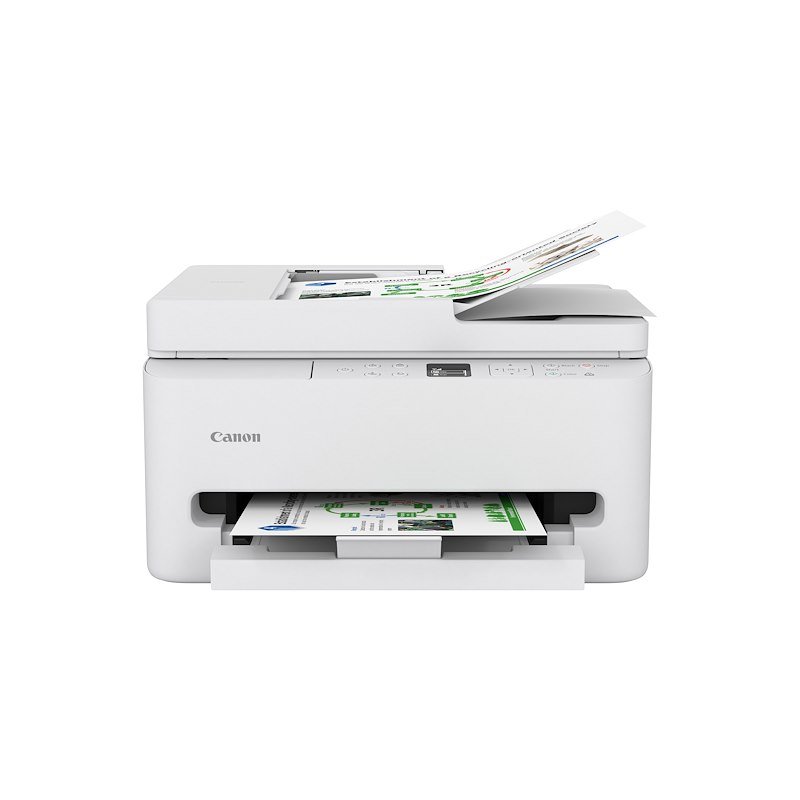 Stampante Inkjet Multifunzione 3 in 1 a colori CANON PIXMA TS7550i, A4, Fronte retro automatico, WiFi, Bianca