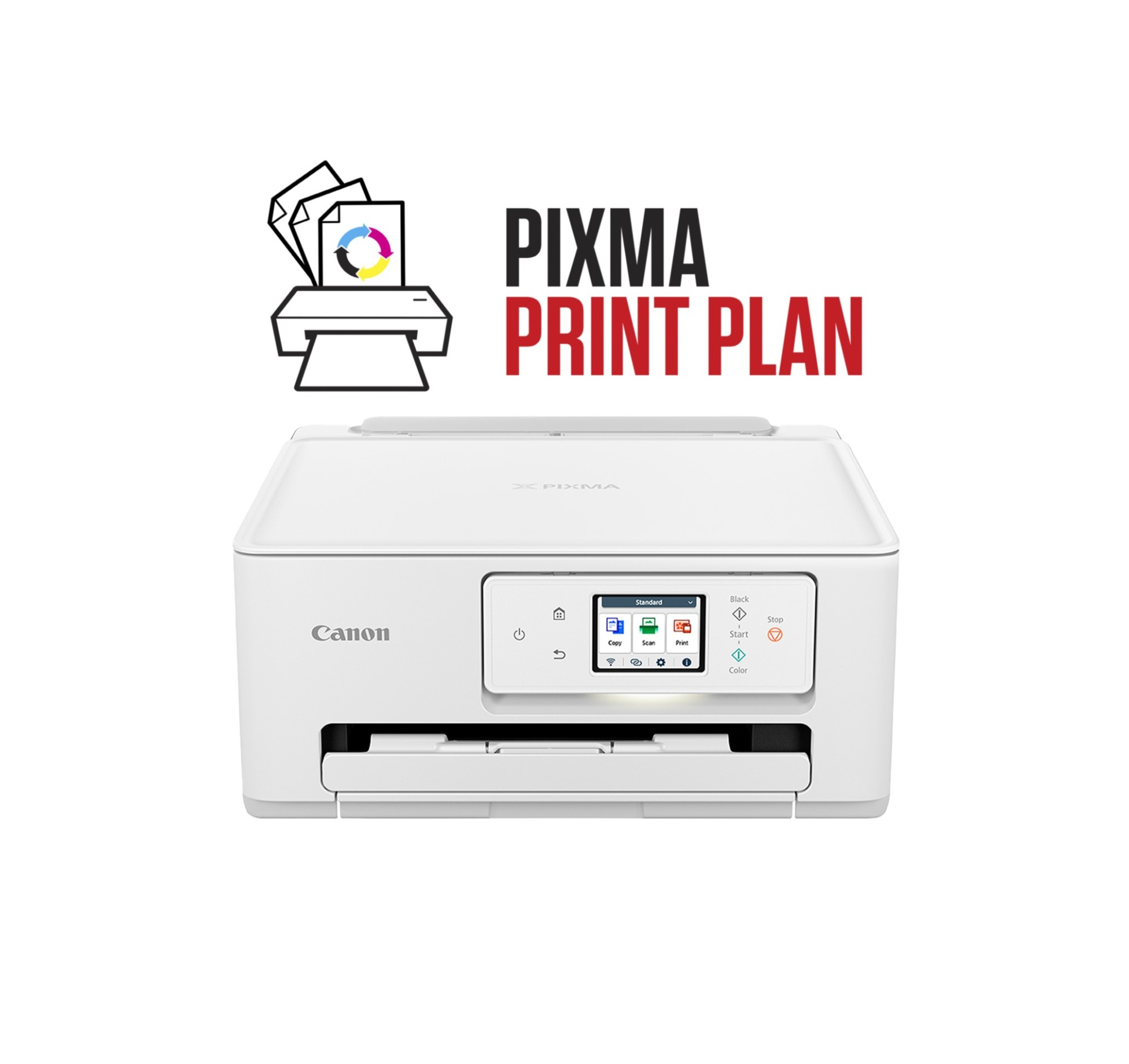 Stampante Inkjet Multifunzione 3 in 1 a colori CANON PIXMA TS7650I, A4, Fronte retro automatico, WiFi, Bianca