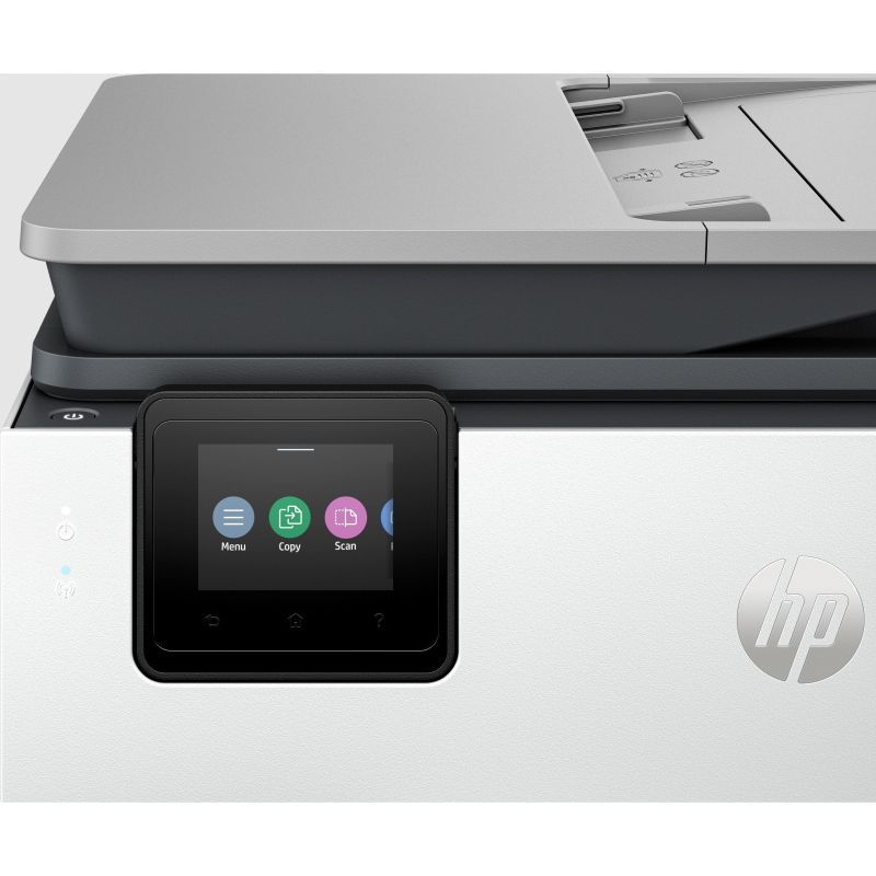 Stampante Inkjet Multifunzione 3 in 1 a colori HP OfficeJet Pro 8125e con HP+, A4, Fronte retro automatico, Ethernet, WiFi, Bianca/Nera