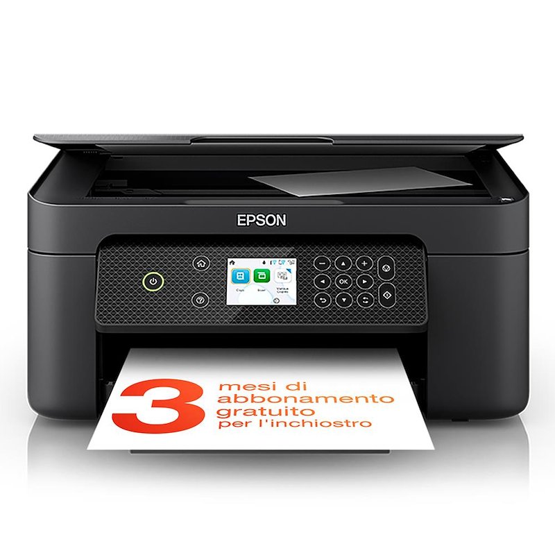 Stampante Inkjet Multifunzione 3 in 1 bianco e nero EPSON Expression XP-4200, A4, Fronte retro automatico, WiFi, Nera