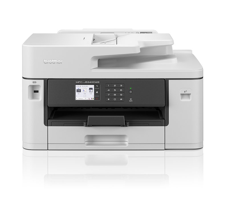 Stampante Inkjet Multifunzione 4 in 1 a colori BROTHER MFC-J5340DWE, A3, Fronte retro automatico, Ethernet, WiFi, Bianca