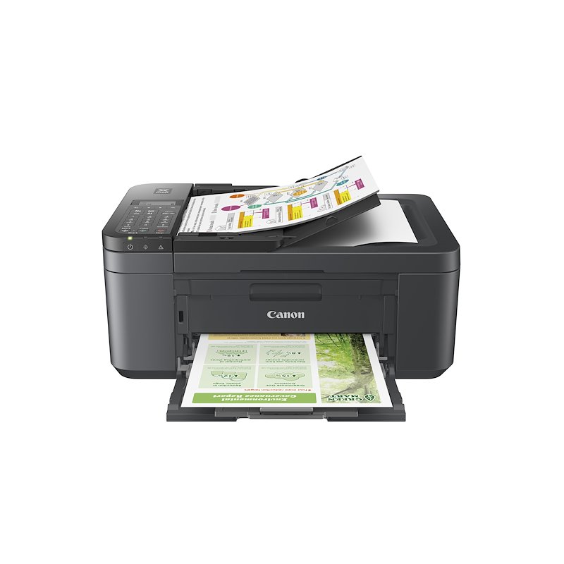 Stampante Inkjet Multifunzione 4 in 1 a colori CANON PIXMA TR4755i, A4, Fronte retro automatico, WiFi, Nera