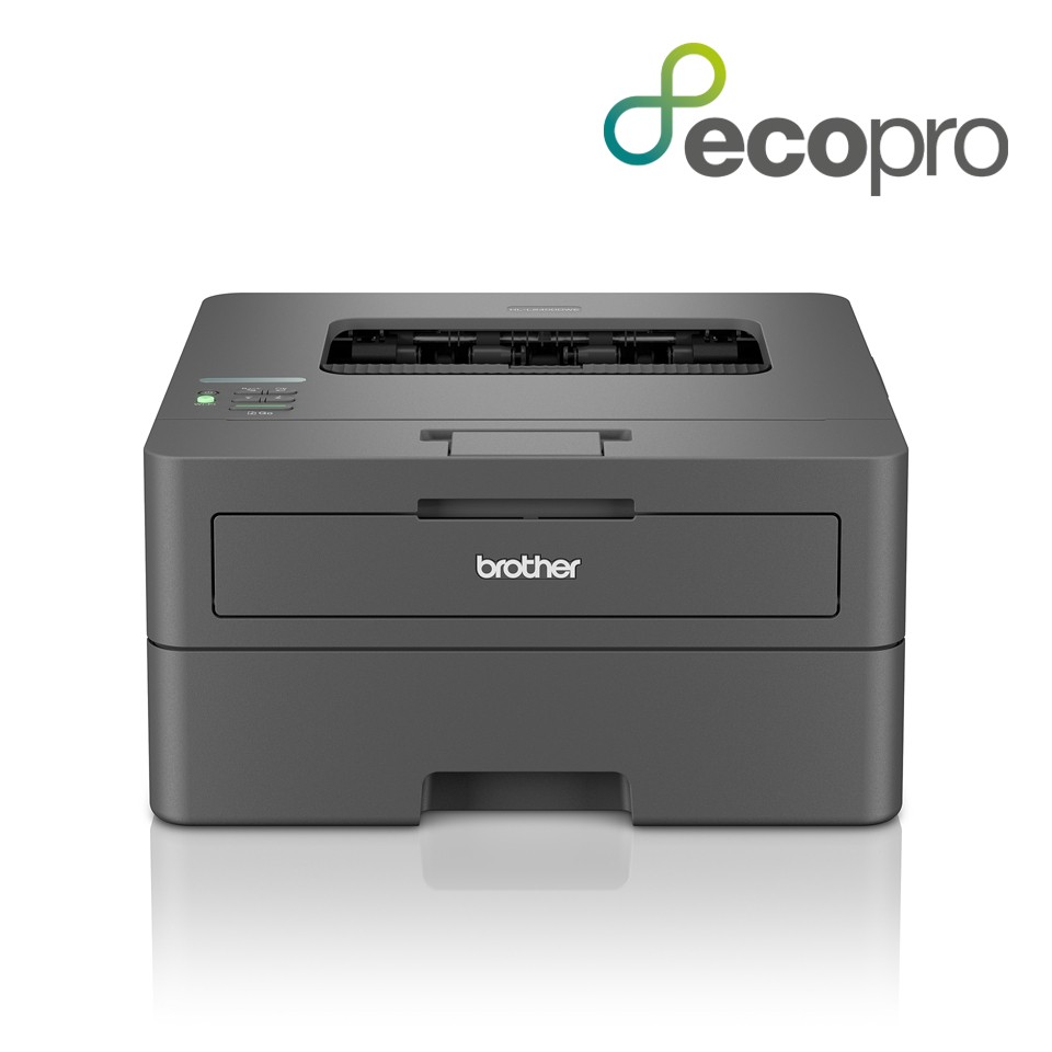 Stampante Laser bianco e nero BROTHER HL-L2400DWE, A4, Fronte retro automatico, WiFi, Nera