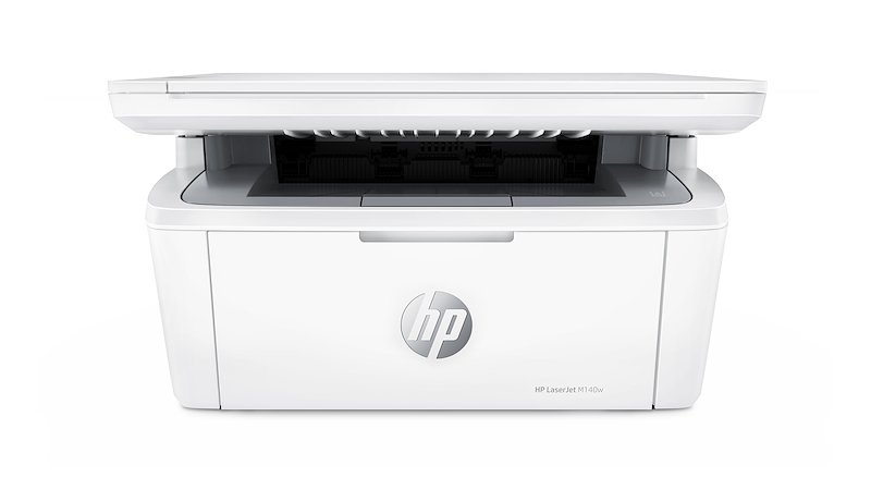 Stampante Laser Multifunzione 3 in 1 bianco e nero HP LaserJet M140w, A4, Fronte retro manuale, Bluetooth, WiFi, Bianca