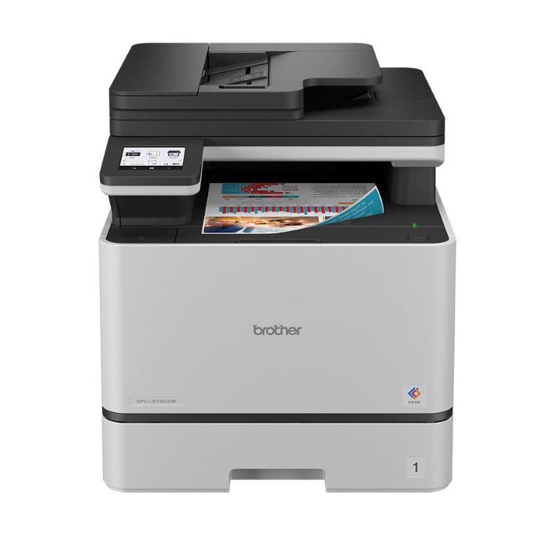 Stampante Laser Multifunzione 4 in 1 a colori BROTHER MFC-L8730CDW, A4, Fronte retro automatico, Ethernet, WiFi, Bianca