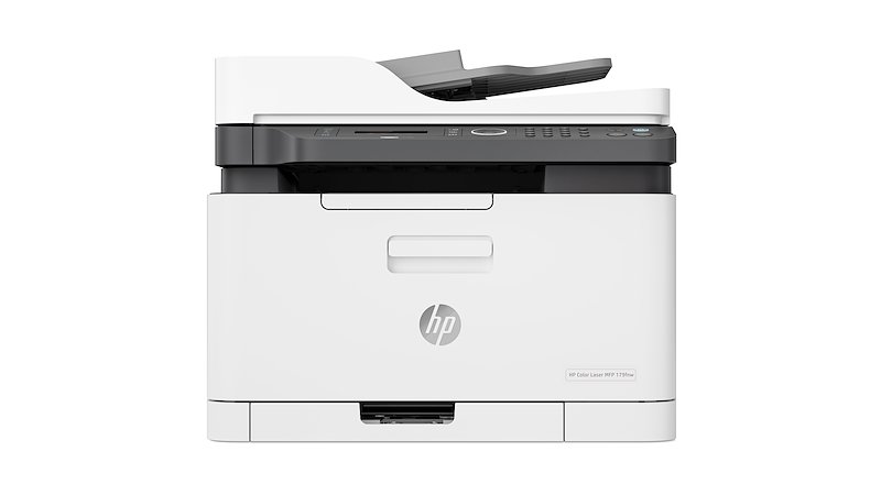 Stampante Laser Multifunzione 4 in 1 a colori HP Color 179fnw, A4, Fronte retro manuale, Ethernet, WiFi, Bianca