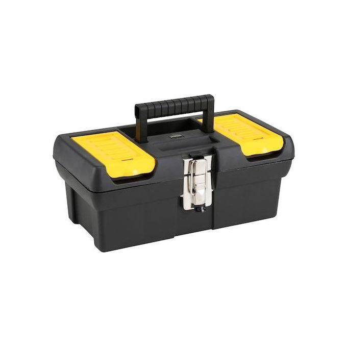 Stanley 1-92-066 Serie 2000 Cassetta Portautensili 19'' in Polipropilene con Vaschetta Estraibile colore Nero