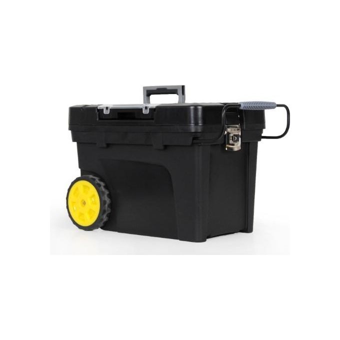 Stanley 1-97-503 ProMobile Baule Portautensili 53L con Ruote Maniglione Telescopico Organizer Asportabile colore Nero