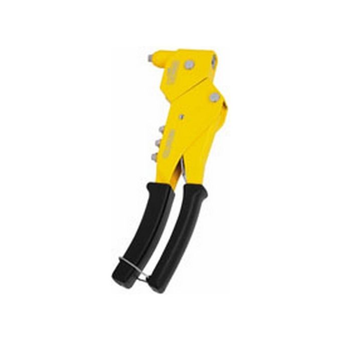 STANLEY 6-MR77 Rivettatrice MR 77 con Testa Girevole a 360° per Rivetti da 2 3 4 5 mm in Acciaio e Alluminio colore Nero
