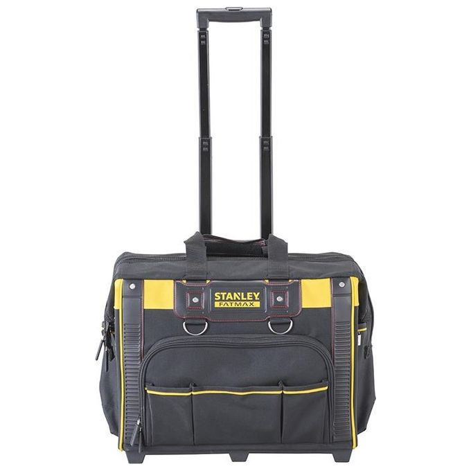 STANLEY FMST1-80148 FATMAX Borsa porta utensili con ruote in nylon 600x600 Denier 50x36x41 cm colore Nero e Giallo STANLEY FMST1-80148 FATMAX Borsa porta utensili con ruote in nylon 600x600 Denier 50x36x41 cm colore Nero e Giallo
