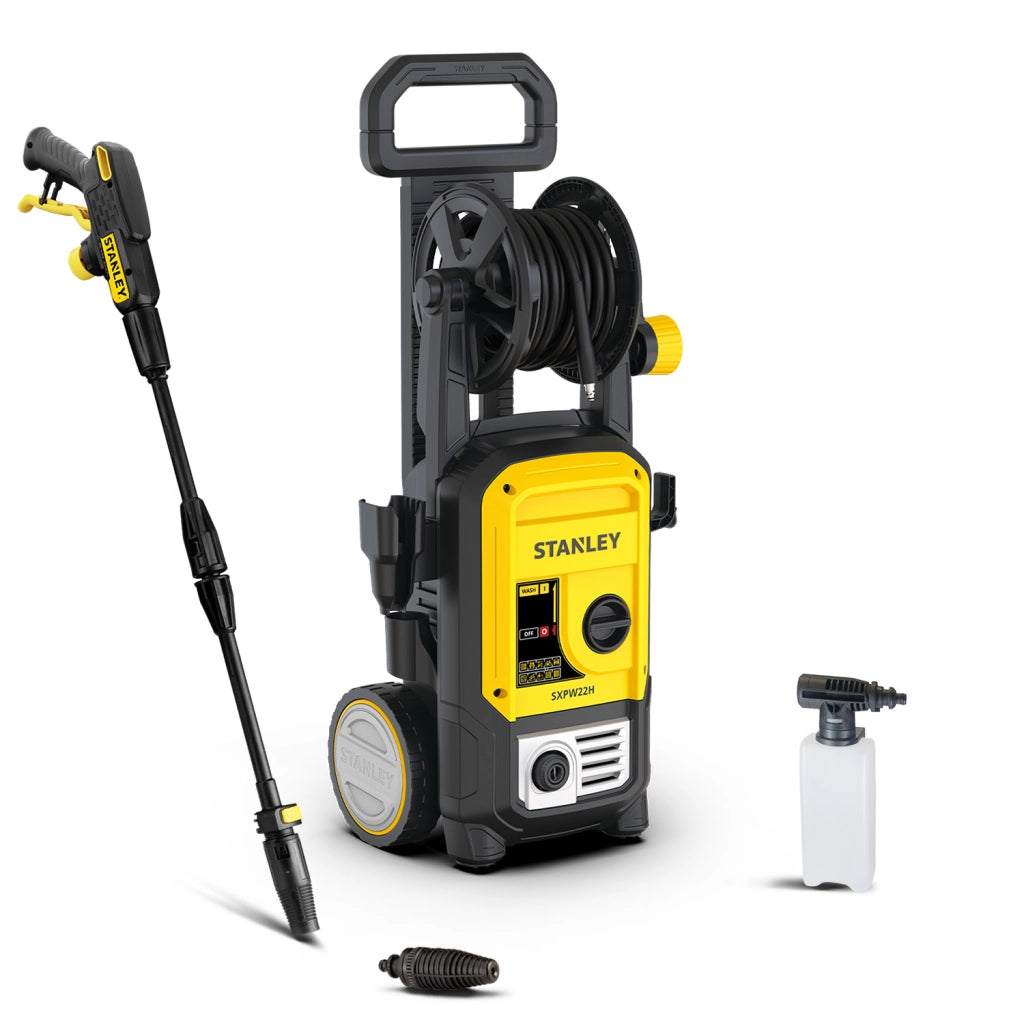 Stanley Idropulitrice SXPW22H ad Alta Pressione, per Auto ed Esterni Casa (160 bar, 480 l/h, 2200 W) Modello 2026