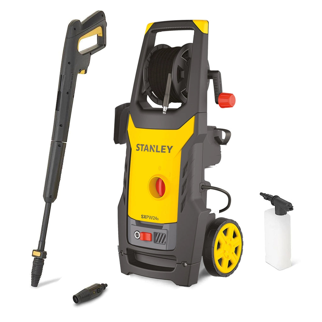 Stanley Idropulitrice SXPW24B ad Alta Pressione, per Auto ed Esterni Casa(2400 W, 170 Bar, 500 l/h) Stanley Idropulitrice SXPW24B ad Alta Pressione, per Auto ed Esterni Casa(2400 W, 170 Bar, 500 l/h)