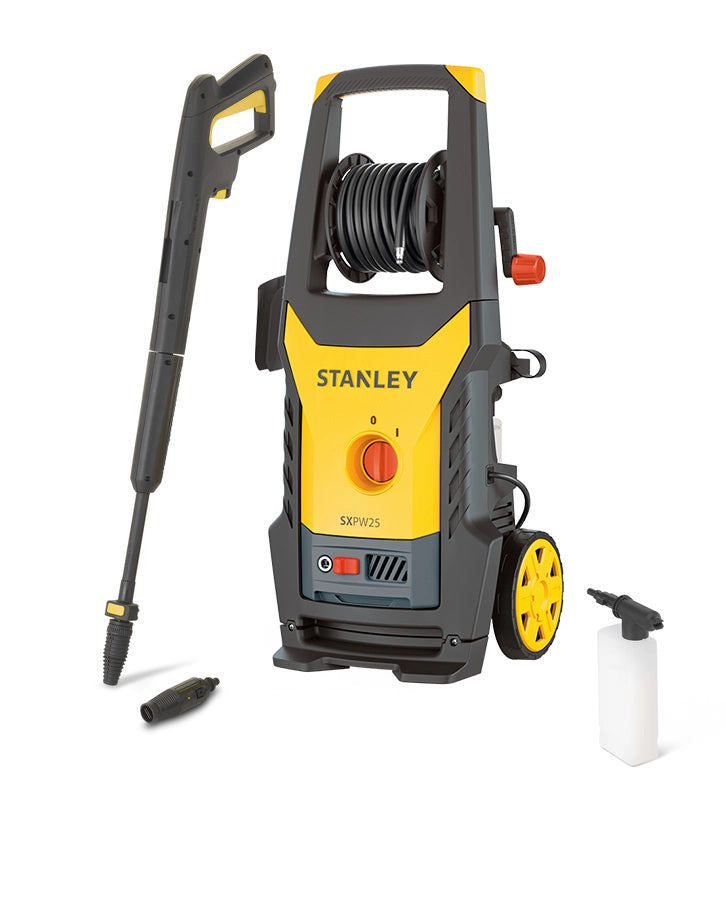 Stanley Idropulitrice SXPW25 ad Alta Pressione, per Auto ed Esterni Casa (2500 W, 170 bar, 500 l/h)
