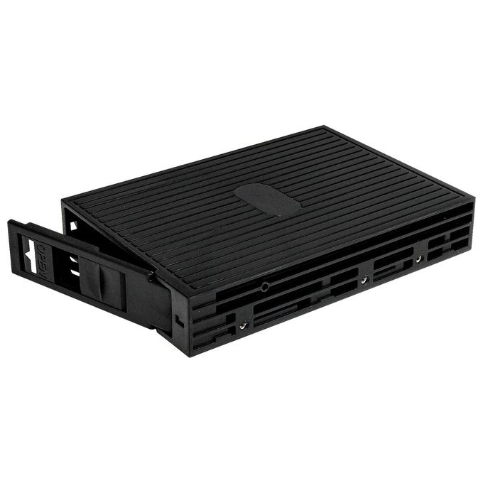StarTech 25SATSAS35 Convertitore HDD SSD SATA SAS 2.5'' a SATA 3.5'' Trayless SATA III 6 Gbps colore Nero