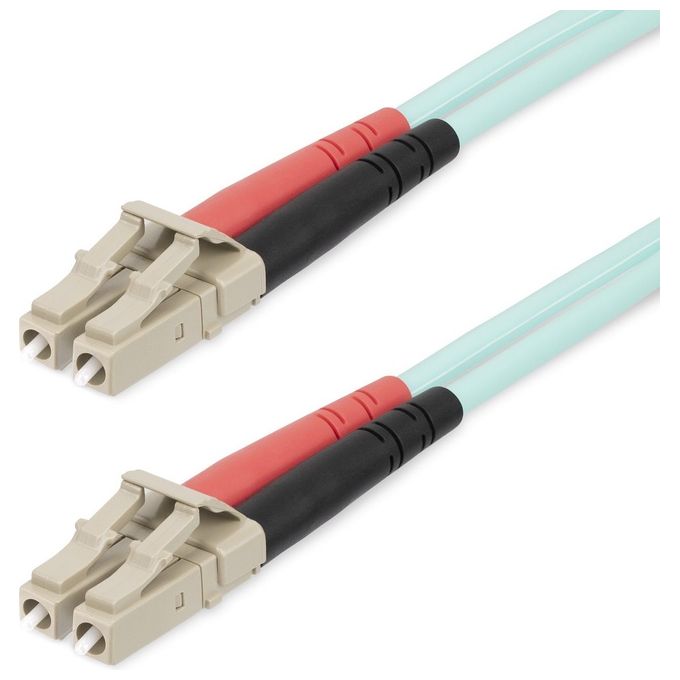 StarTech 450FBLCLC20 Cavo in Fibra Ottica Multimodale OM4 LC LC UPC 20 m 50 125 µm 100G LSZH colore Aqua StarTech 450FBLCLC20 Cavo in Fibra Ottica Multimodale OM4 LC LC UPC 20 m 50 125 µm 100G LSZH colore Aqua