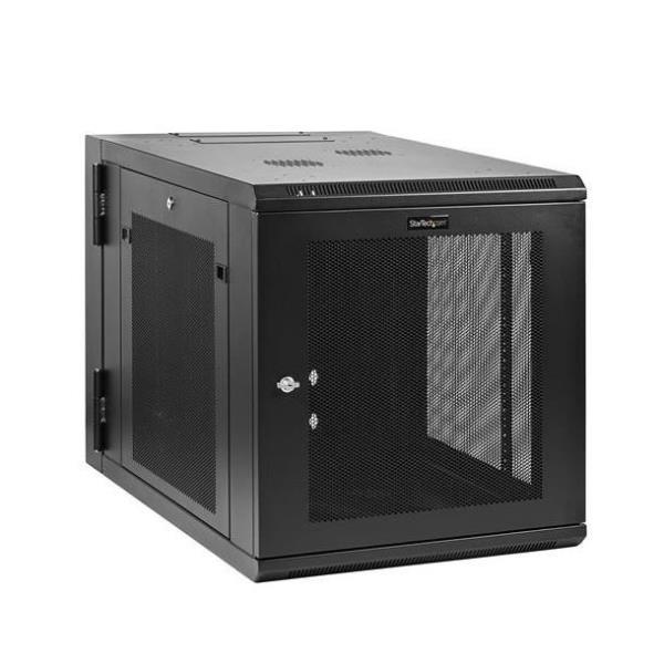 Startech Armadio Per Server Rack Montabile A Parete 12U - Cerniera Fino 32 (81cm) Di Profondità RK1232WALHM