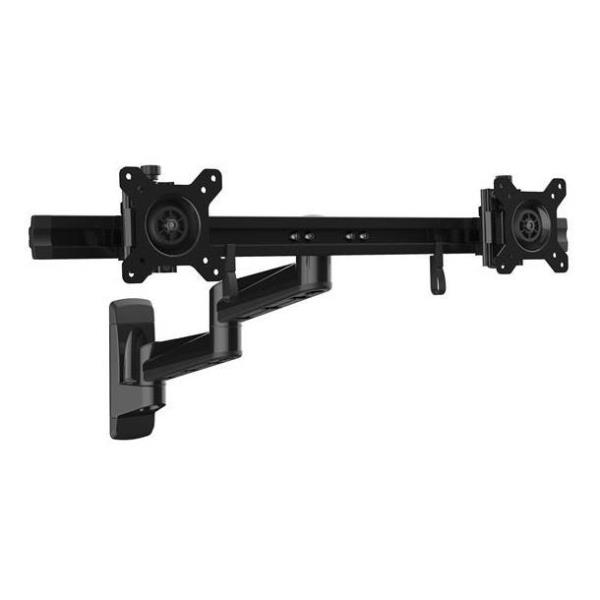 Startech Braccio Articolato Vesa Da Parete Per 2 Schermi - Supporto Monitor 15 A 24 Acciaio (armdualwall) ARMDUALWALL