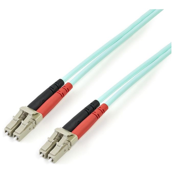 StarTech Cavo di rete patch Duplex in fibra ottica multimodale LSZH 50-125 da 10 Gb 5m LC-LC - acqua