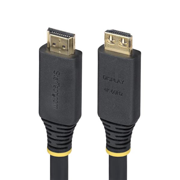 Startech Cavo Hdmi 2.0 Ad Alta Velocità Da 10 6m Connettori A Scatto HDMI2-CABLE-GRIP-35F