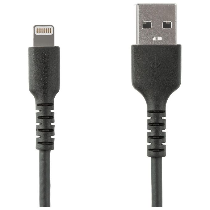 StarTech Cavo Usb a Lightning da 1mt Conforme Apple MFi Nero StarTech Cavo Usb a Lightning da 1mt Conforme Apple MFi Nero