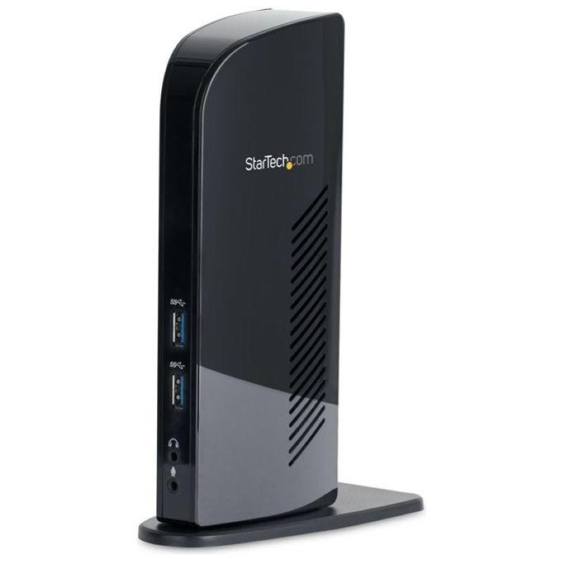 Startech docking station universale usb3.0 per laptop- -dvi hdmi video doppio con ethernet audio