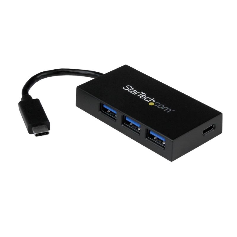 Startech hb30c3a1cfb hub portatile usb 3.1 gen 1 superspeed usb-c 3 x usb-a 3.0 - 1 x usb-c 3.0 nero desktop