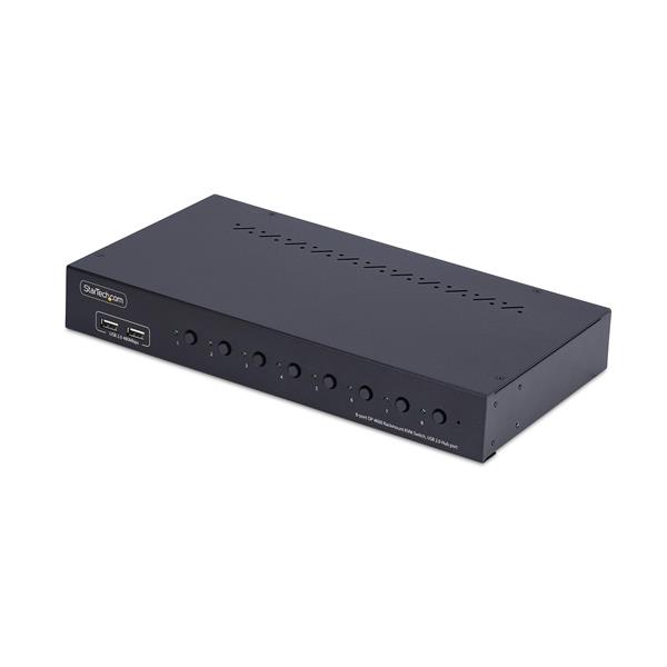 Startech Kvm Switch Displayport A 8 Porte Con Kit Rack Da 1U 4K 60Hz R8AD122-KVM-SWITCH