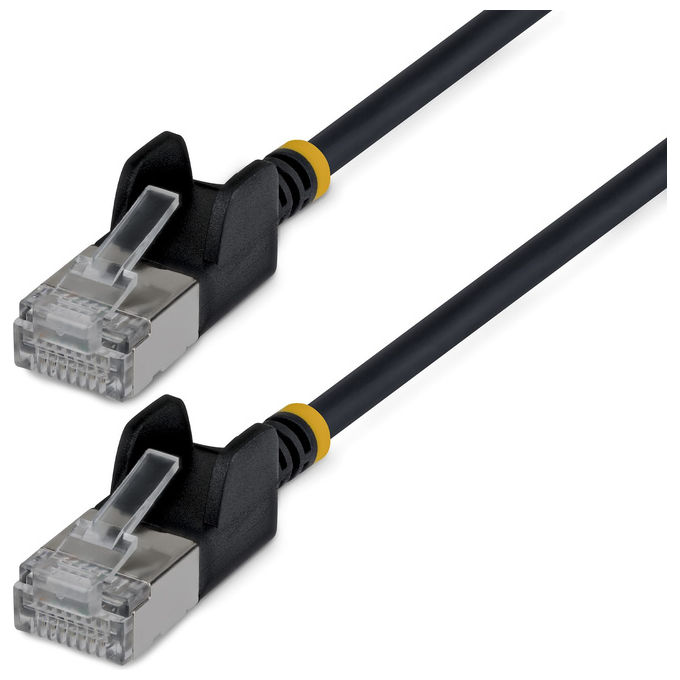 StarTech N6APATSTP34BKS150CM Cavo Ethernet Cat6A Ultra Slim 34 AWG U-FTP 10 Gbps 1.5 m colore Nero